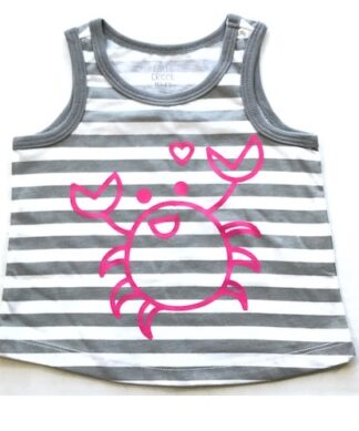 Falls Creek Baby Girl & Toddler Crab Sleeveless Tank Top