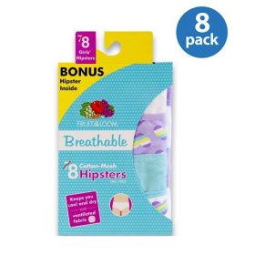 Fruit of the Loom Girls Breathable Panties - Pack Of 8
