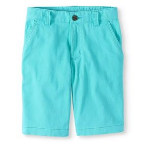 Wonder Nation Boys' Casual Flat Front Shorts