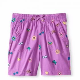 Wonder Nation Girls Print Short Pants