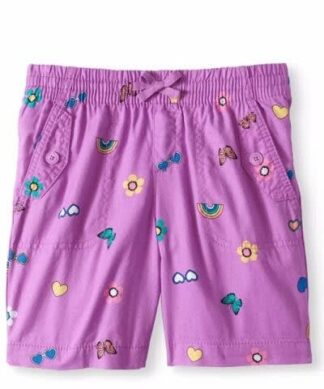 Wonder Nation Girls Print Short Pants