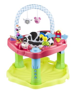 Evenflo Exersaucer Bounce & Learn Activity Center Moovin & Groovin Baby Alternative Walker
