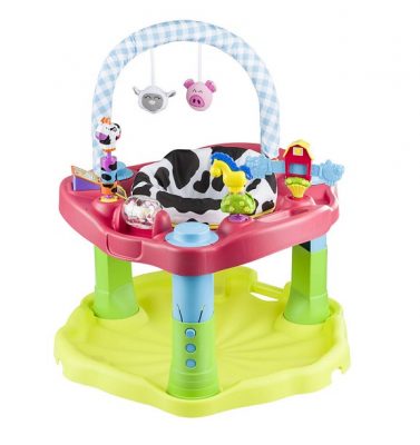 Evenflo Exersaucer Bounce & Learn Activity Center Moovin & Groovin Baby Alternative Walker