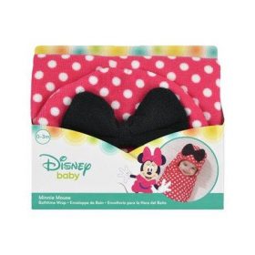 Minnie Mouse Newborn Baby Hooded Bath Towel Swaddle