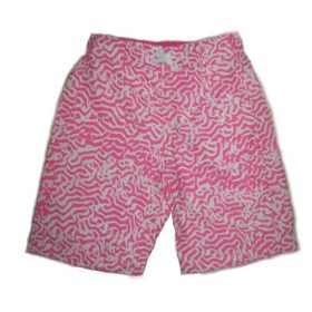 Wave Zone Pink Print Boys Swimming Trunk Shorts