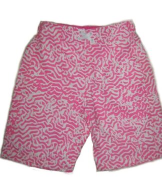 Wave Zone Pink Print Boys Swimming Trunk Shorts