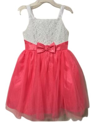 Lilt Girls Lace Bodice Special Occasion Dress
