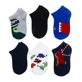 Wonder Nation Newborn Baby Boy Alligator Socks - 6 Pairs