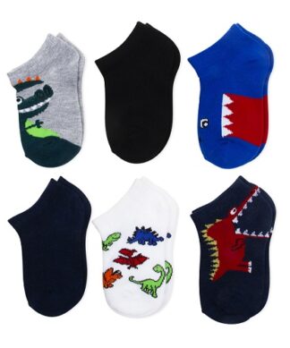 Wonder Nation Newborn Baby Boy Alligator Socks - 6 Pairs