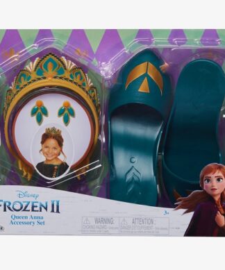 Disney Frozen 2 Queen Anna Tiara, Earrings & Shoe Dress Up Accessory Set