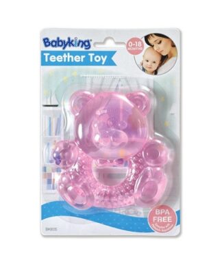 Baby King Water Filled Teddy Bear Teether - BPA Free
