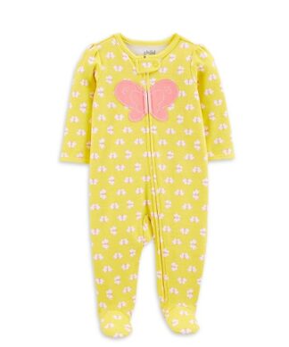 Carter's Child Of Mine Newborn Baby Girl Sleep N Play Sleeper Pyjamas - Yellow