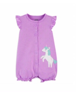 Carter's Child Of Mine Baby Girl 1 Piece Romper - Unicorn