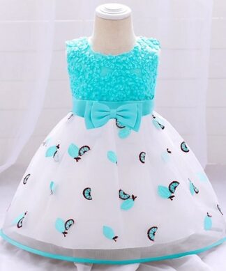 Baby Girls Special Occasion Rosette Ball Gown Dress -Party Dress -