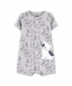 Carter's Child Of Mine Baby Boy Puppy 1pc Romper