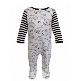 Wonder Nation Baby Boy Organic Cotton Sleep & Play Sleeper Pyjamas - Dino