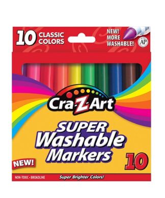 Cra-Z-Art  Super Washable Colour Markers - 10pcs