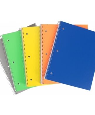 Pen + Gear University Higher Education Binder Folder Wide Ruled Notebook - 100 Leaves - Pack Of 5