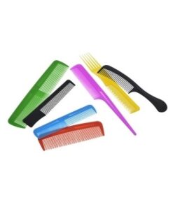 Baby & Kids Assorted Colored Plastic Hair Combs - 12 Pieces