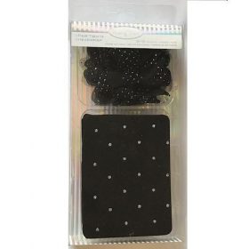 Rising Star Baby Girl Hair-Head Band And Tight Set -Black