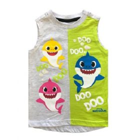 Baby Shark Toddler Boys Sleeveless Tank Top T-shirt