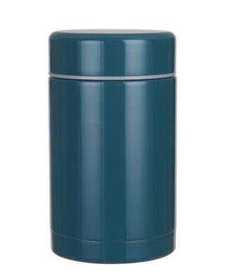Mainstays 16oz Insulated Stainless Steel Food Flask With Vacuum Sealed Lid - Green