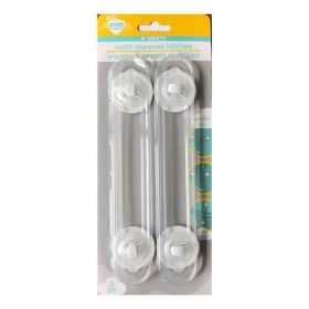 Angel Of Mine Multi Purpose Cupboard, Fridge, Drawers, Cabinet Safety Latch Lock Straps 2Pcs