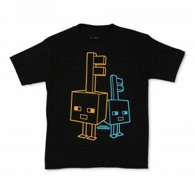 Minecraft Big Boys Short Sleeve T-shirt - Dark Grey