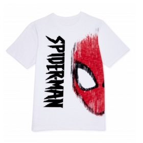 Spiderman Face Boys Exclusive Short Sleeve T-shirt Top
