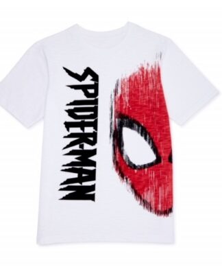 Spiderman Face Boys Exclusive Short Sleeve T-shirt Top