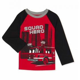 Garanimals Toddler Boys "Squad Hero" Long Sleeve Raglan T-shirt Top