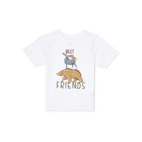 Garanimals Toddler Boys "Best Friend" Short Sleeve T-shirt Top