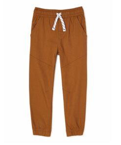 365 Kids Boys Woven Joggers Trouser Pant - Brown Trailblazer