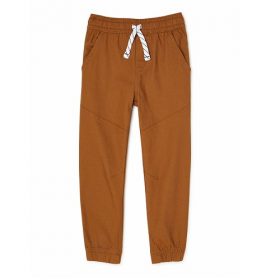 365 Kids Boys Woven Joggers Trouser Pant - Brown Trailblazer