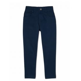 365 Kids Boys Woven Chinos Solid Pants - Navy Blue
