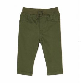Garanimals Baby Boys Woven Trouser Pant - Army Green