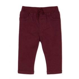 Garanimals Baby Boys Woven Trouser Pant - Wine