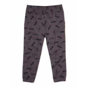 Garanimals Toddler Boys Solid Woven Joggers - Grey Print
