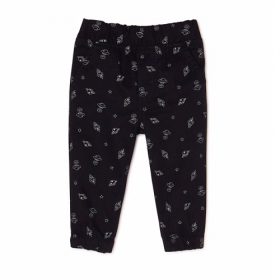 Garanimals Baby Boys Canvas Joggers Pants - Black Print