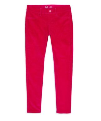 Wonder Nation Girls Textured Corduroy Pull On Jeggings - Pink