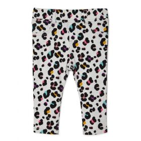 Garanimals Baby Girl Multi Coloured Leopard Print Jeggings