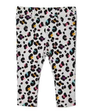 Garanimals Baby Girl Multi Coloured Leopard Print Jeggings