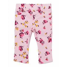 Garanimals Baby Girl Multi Coloured Floral Print Jeggings - Pink