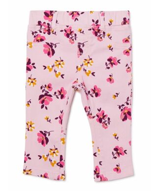 Garanimals Baby Girl Multi Coloured Floral Print Jeggings - Pink