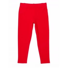 365 Kids Girls Holiday Drop In Solid Jeggings - Red