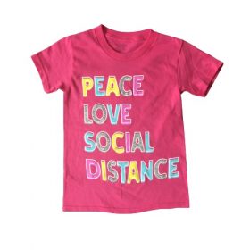 Trendy Girls Glitter Short Sleeve T -Shirt Top - Pink