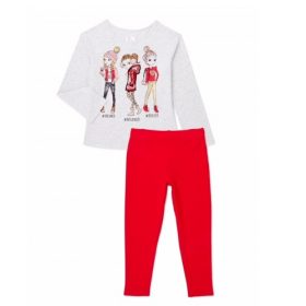 365 Kids Girls Holiday Long Sleeve Top & Jeggings Set - Trendy Girl
