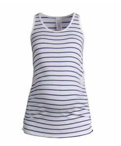 Time & Tru Women's Maternity Tank Top - Stripes