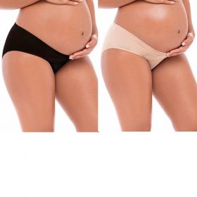 Secret Treasures Women's Maternity Under The Belly Pregnancy Pant - 2 Pcs