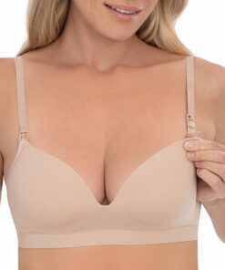 Secret Treasures Maternity Padded Wirefree Seamless Nursing Bra - Breastfeeding
